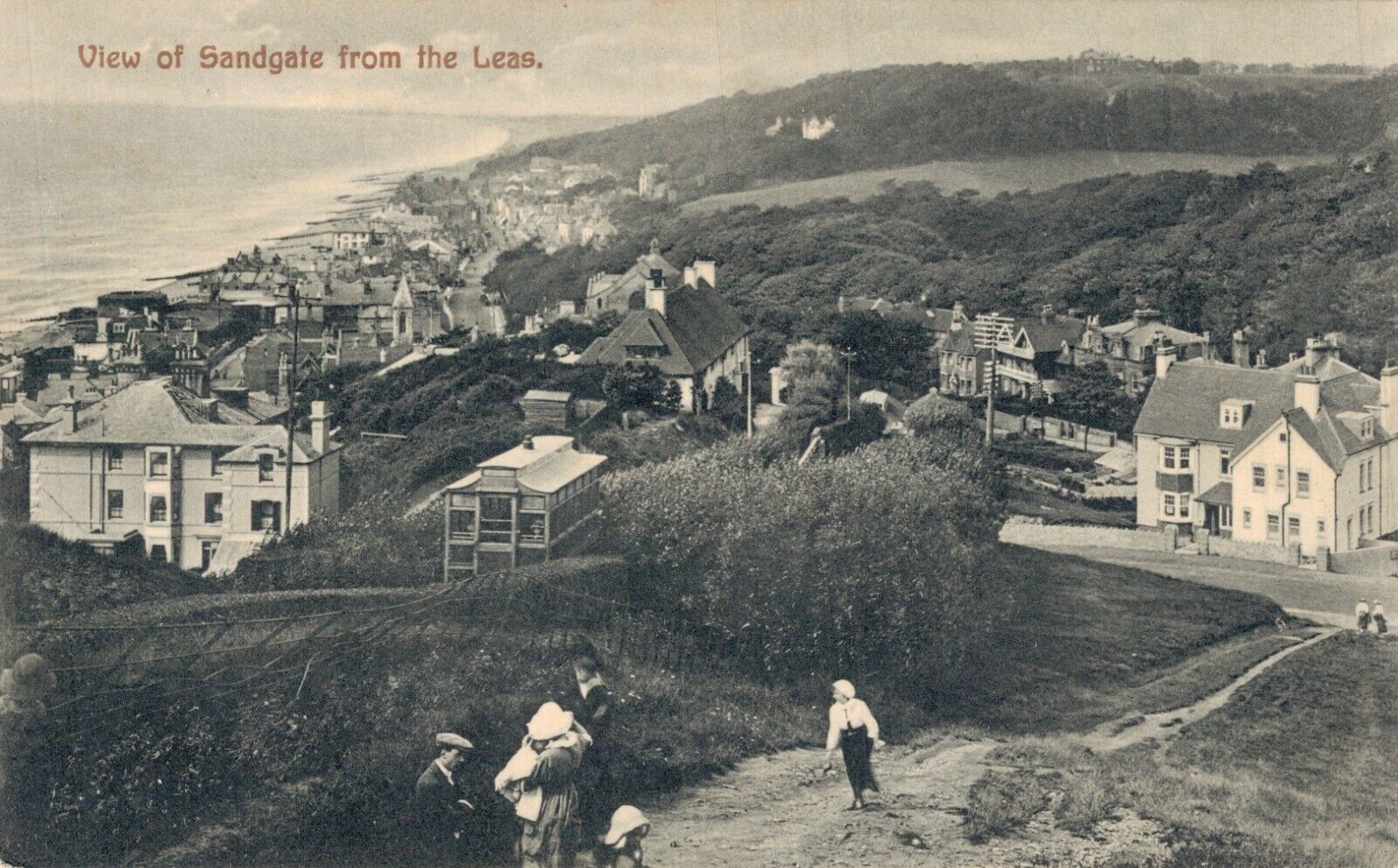 UK View of Sandgate from the Leas 06.87