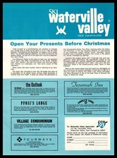 1970 Waterville Valley New Hampshire Snow Ski Resort Motel Lodge Guide Print Ad picture