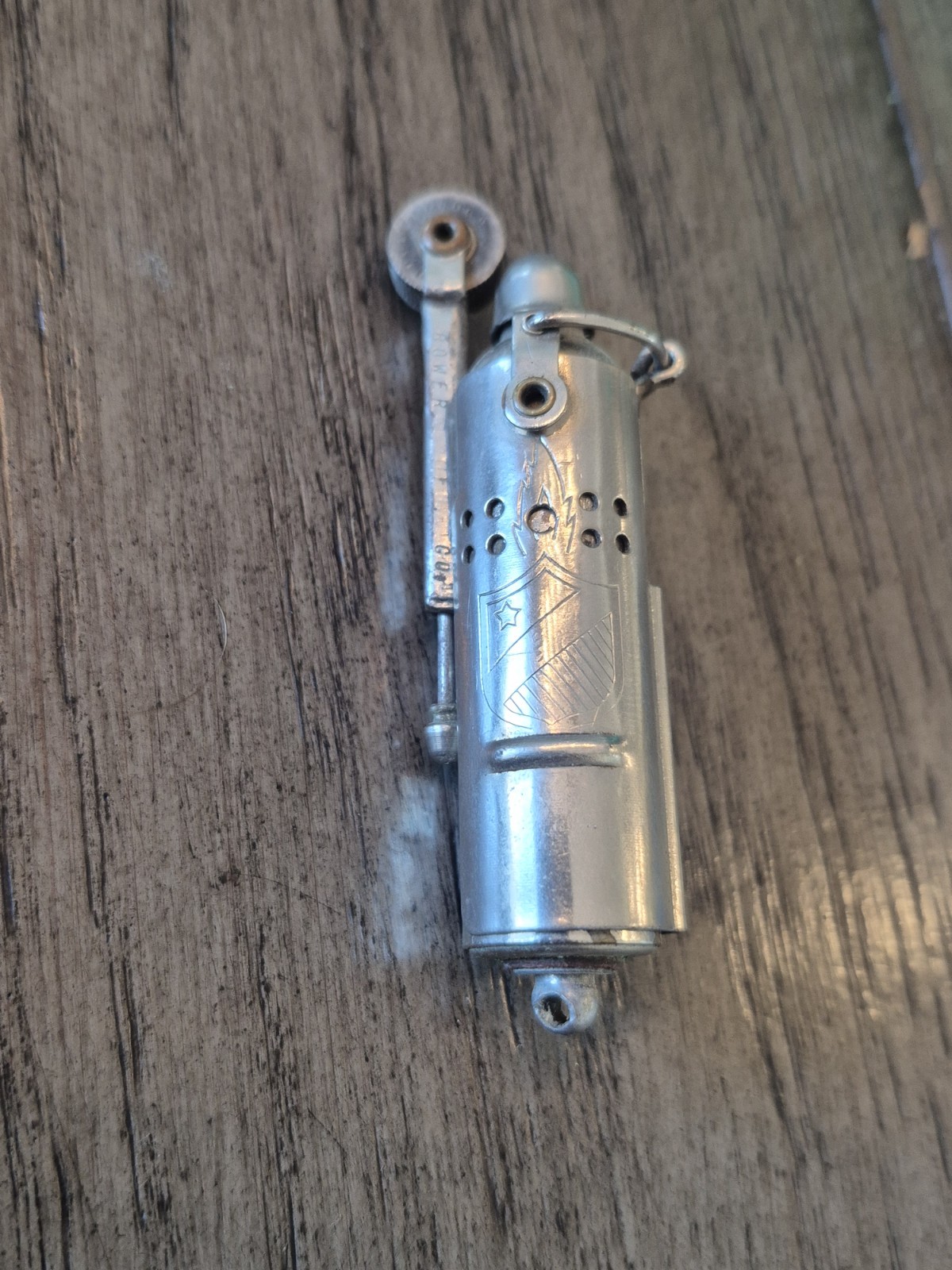 Bowers Surefire Round Tube Style Trench Lighter, Kalamazoo Michigan