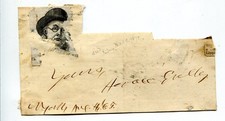 Horace Greeley Signature Autograph picture