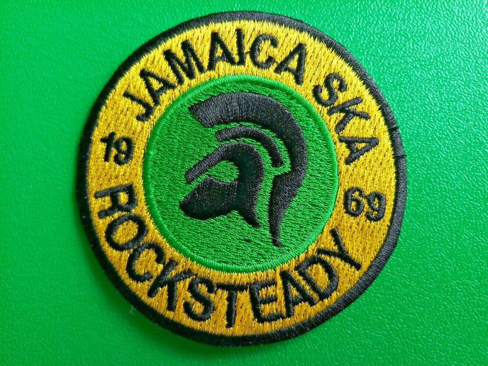 JAMAICA SKA 1969 ROCKSTEADY PATCH: SEW / IRON ON: SKINHEAD TROJAN SKA 