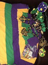 Mardi Gras New Orleans  Festivities Party Pack  with Large Collard Shirt picture
