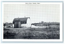 c1950s Dairy Farm, Granby, Massachusetts MA Unposted Vintage Postcard picture