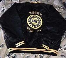 Local UAW 2162 RENO NV Member SATIN JACKET Men’s XXL United Auto Workers Union picture