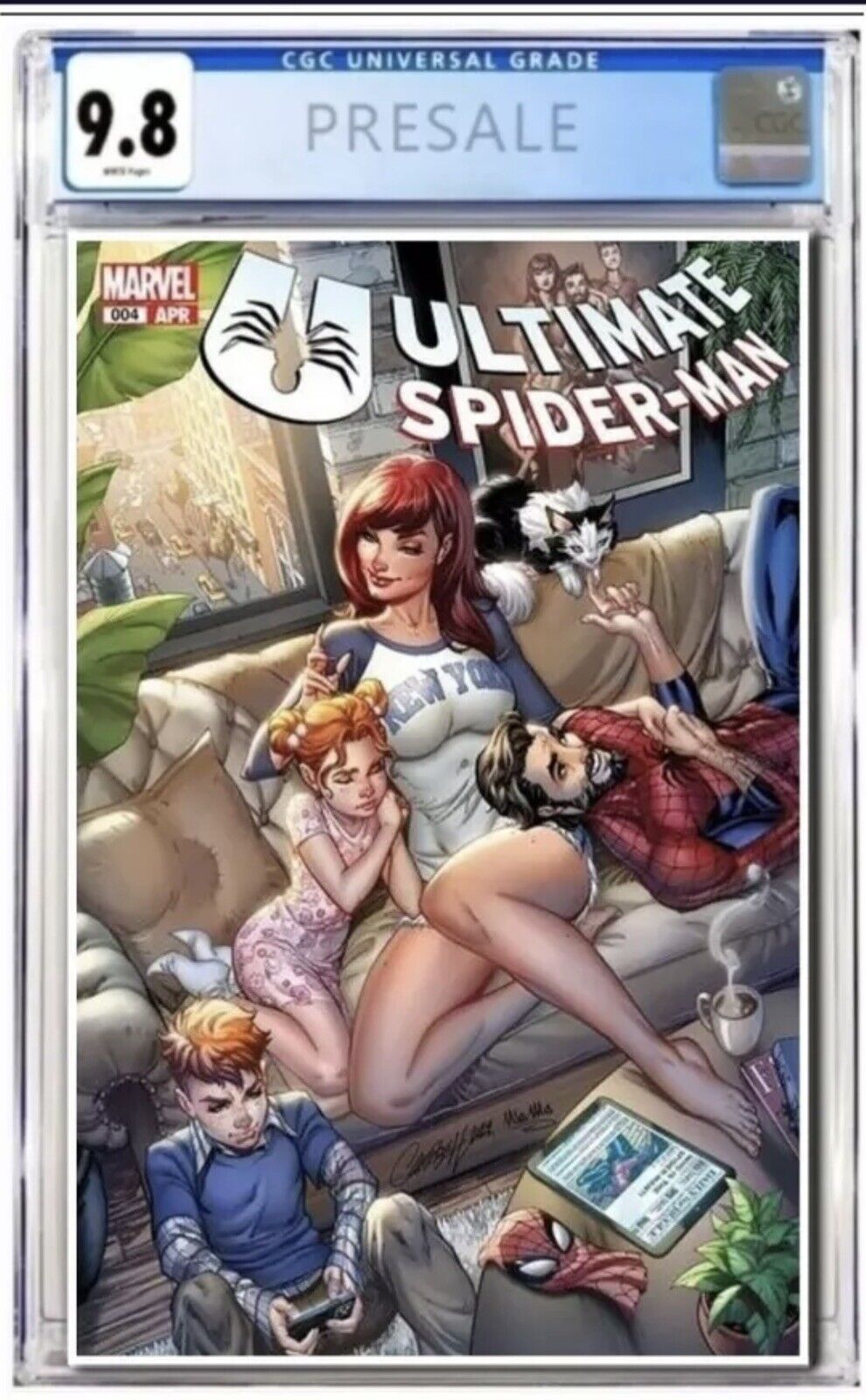 Ultimate Spider-Man #4 CGC 9.8 PRESALE J Scott Campbell Exclusive Variant