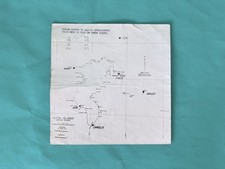 WWII US Navy Ulithi Islands Caroline Chart MAG-45 Intelligence Original picture