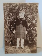 Vintage Real Photo Postcard Little Girl Identified Myra Neill Family 1918 picture