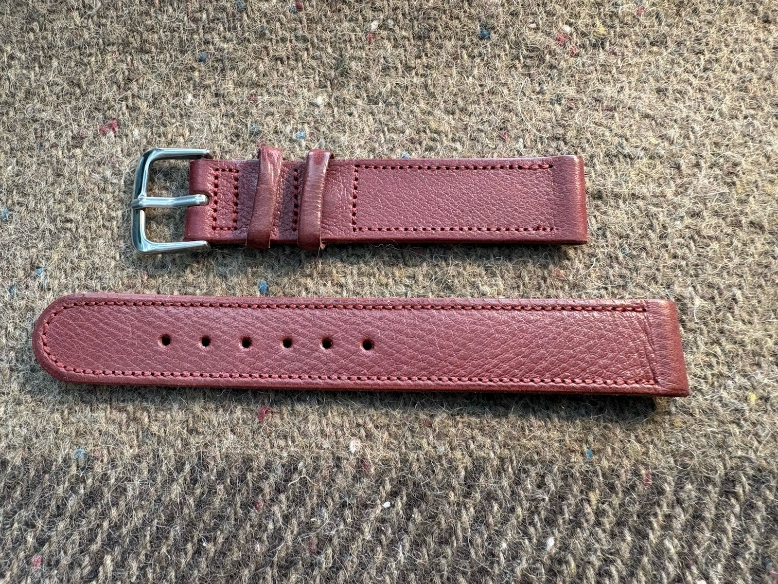 Waltham Brown Leather 16mm 5/8\ Waltham Brown Leather 16mm 5/8\