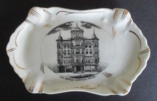 Early 20th Century Souvenir Porcelain Pin Dish The Gerald Fairfield Maine picture