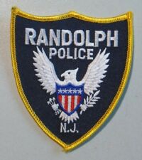 Randolph Police New Jersey Police Uniform Shoulder Patch Unused 9493 picture