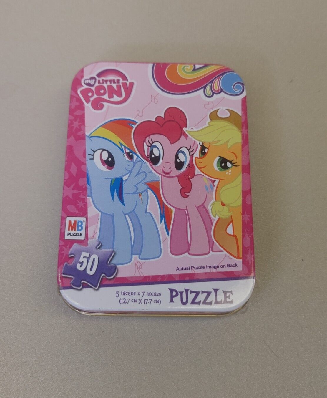 My Little Pony 50 Piece Puzzle In Tin Milton Bradley. New Sealed.