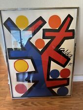 Authentic Alexander Calder Asymmetry Art Lithograph Signed in Plate Calder 72 picture