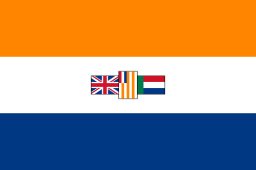 Old South African Flag 3x5 ft Africa 1928 - 1994 Prinsevlag Orange Blue UK Dutch