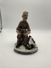 Norman Underhill Seated Newspaper Reader Figurine Hand Painted  England picture