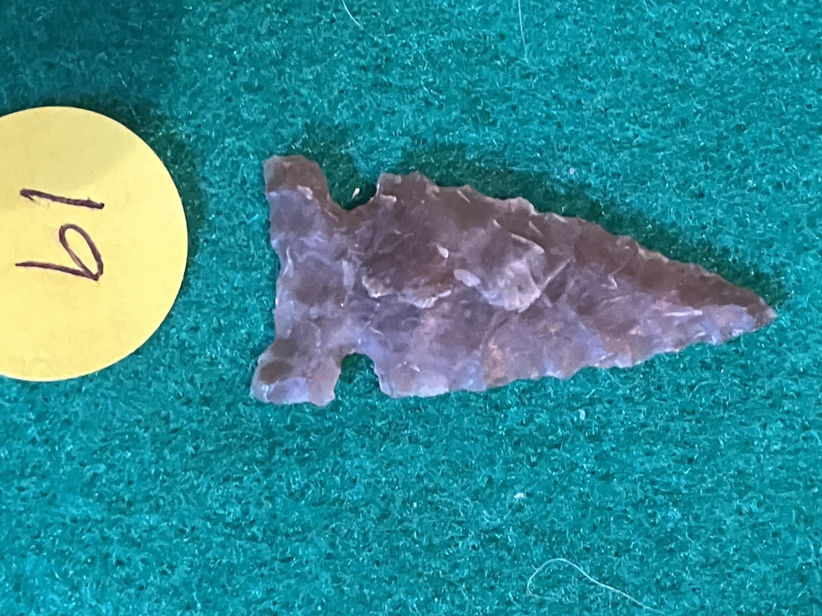 knife river flint arrowhead artifact knife river flint arrowhead artifact
