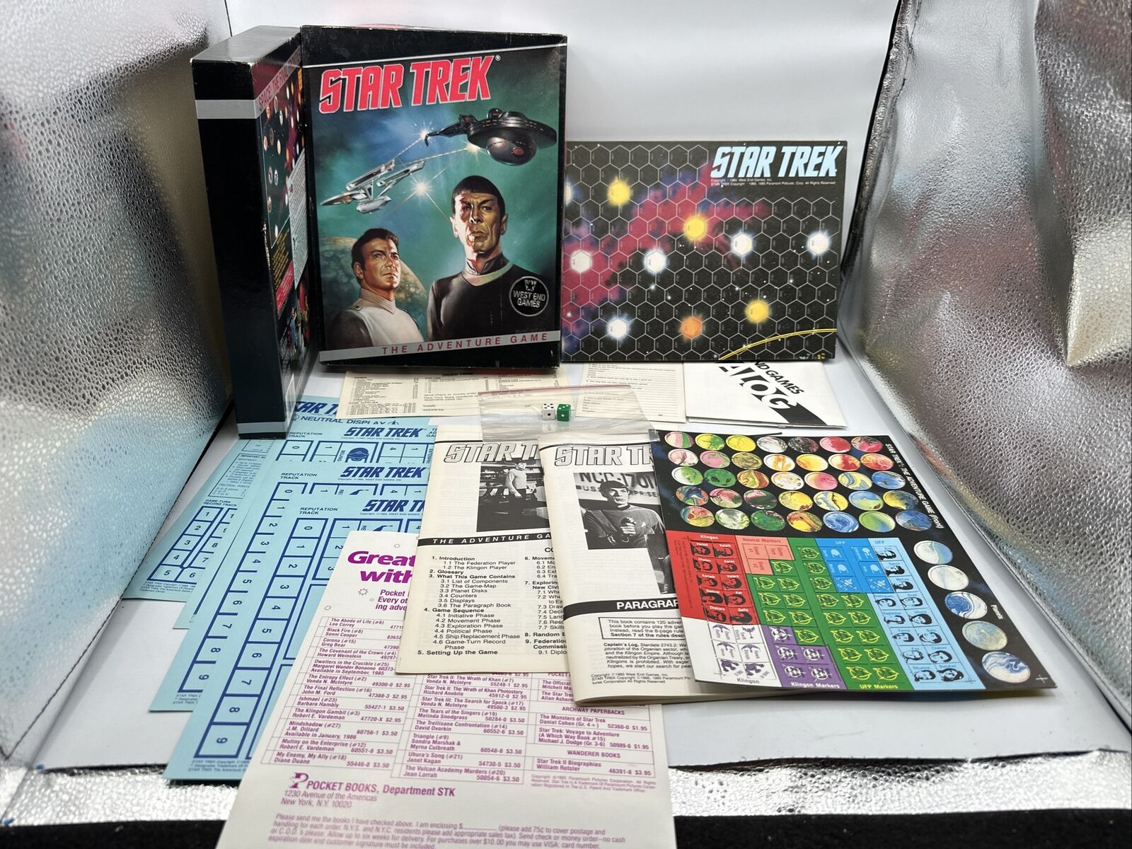 Star Trek The Adventure Game 11004 West End Games 1985