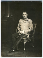 Vintage Prince Franz Ferdinand of Habsburg Silver Print, François Ferdinand picture