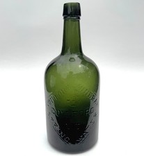 Guilford Mineral Spring Water VT,  Bubbly Deep Olive Applied Lip and Collar picture