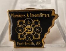 UA Local 29 Plumbers & Steamfitters Union Pin Fort Smith AR Rare HTF 🔥  picture