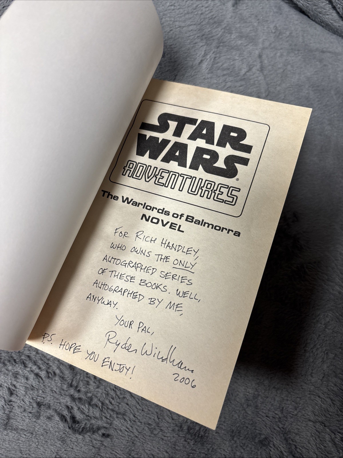 Star Wars Adventures 1-6 Complete SIGNED & Inscribed Ryder Windham Rich Handley Star Wars Adventures 1-6 Complete SIGNED & Inscribed Ryder Windham Rich Handley
