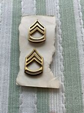 U.S. Army Sargent First Class SFC Gold Rank picture