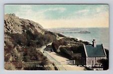 Folkstone England-England, Lower Sandgate Toll Gate, Vintage Postcard picture