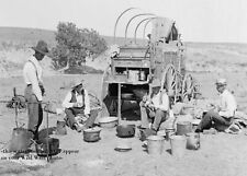 Wild West Texas Cowboy Chuck Wagon PHOTO Old West Cookie BBQ Chuckwagon Camp Pic picture