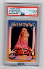 Barbara Eden Signed Autographed 1991 Starline Trading Card PSA Certified Jeannie picture
