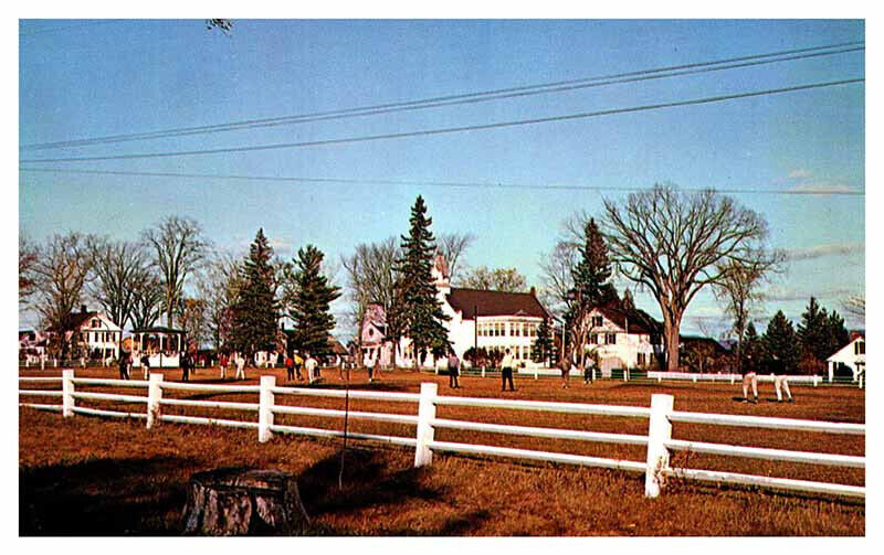 Postcard BUILDING SCENE Craftsbury Vermont VT AS3982