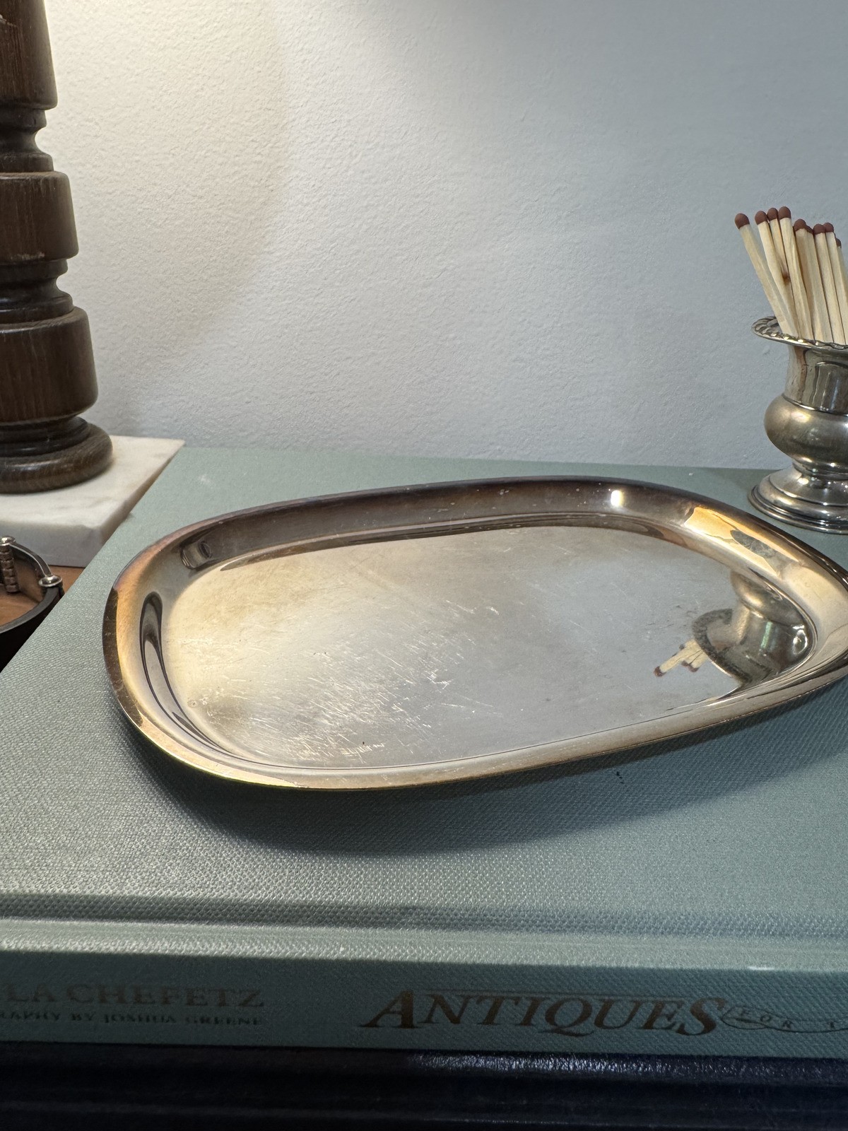 Reed & Barton Paul Revere Reproduction Small Silver Plated Serving Tray