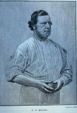 1890 England Cricket Joseph Guy Fuller Pilch F. P. Miller Alfred Mynn picture