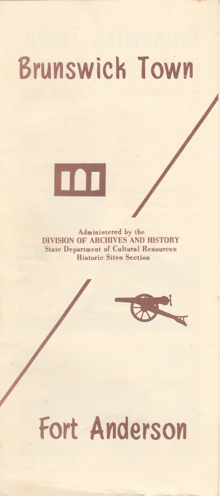 1970\'s Brunswick Town Historic Site Brochure 1970\'s Brunswick Town Historic Site Brochure