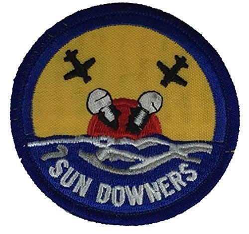 USN NAVY VF-111 SUN DOWNERS FIGHTER SQUADRON PATCH VETERAN