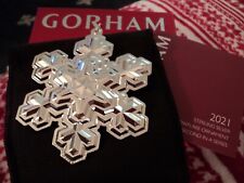 2021 GORHAM Annual Sterling Silver Snowflake 52nd Annual Edition picture