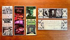 Handmade Bookmarks Gothic Author Series 2 Stephen King H.P. Lovecraft E.A. Poe picture
