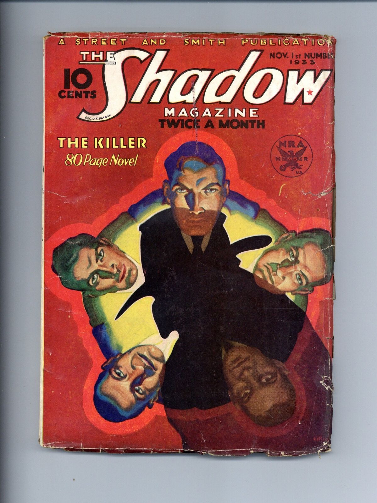 Shadow Pulp Nov 1 1933 Vol. 7 #5 GD/VG 3.0