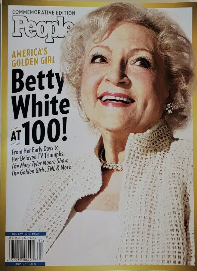 BETTY WHITE AT 100 AMERICA’S GOLDEN GIRL PEOPLE COMMEMORATIVE EDITION MAGAZINE