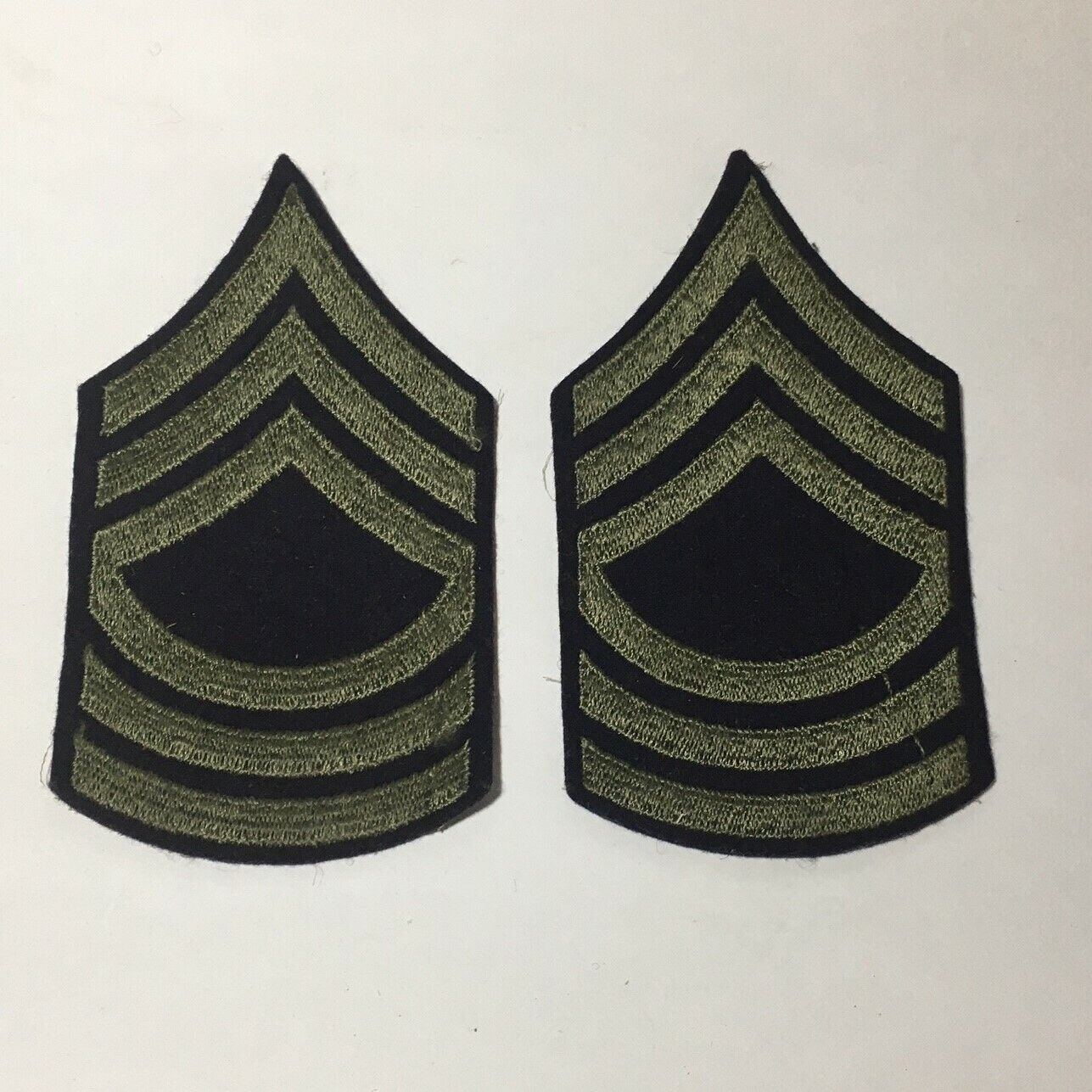 WW2 US Army Master Sergeant Rank Patches