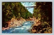 Quechee VT-Vermont, Quechee Gorge, Vintage Postcard picture