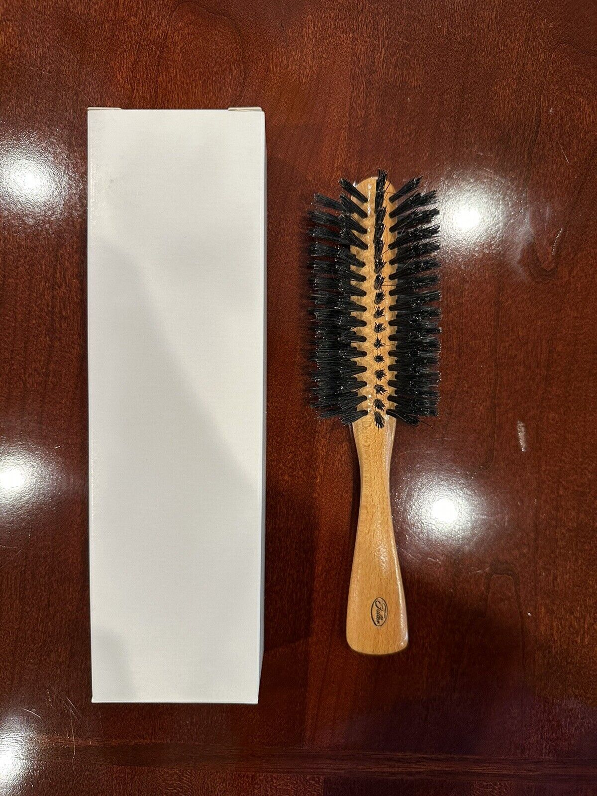 NEW Vintage FULLER Brush Half Round Boar Bristle Hairbrush #511