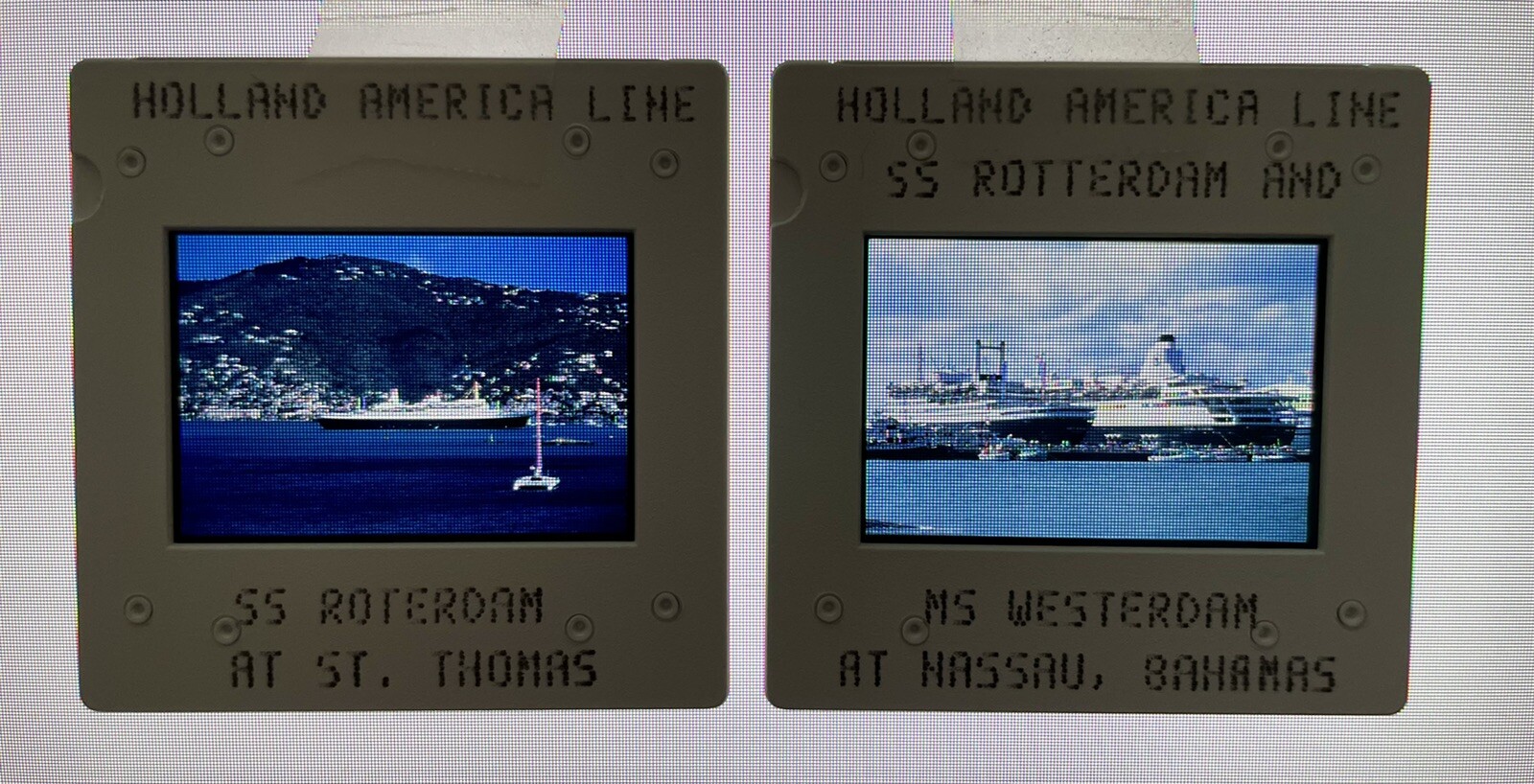 Holland America Line, 2 ss Rotterdam V Cruise Ship Slides From 90’s Holland America Line, 2 ss Rotterdam V Cruise Ship Slides From 90’s