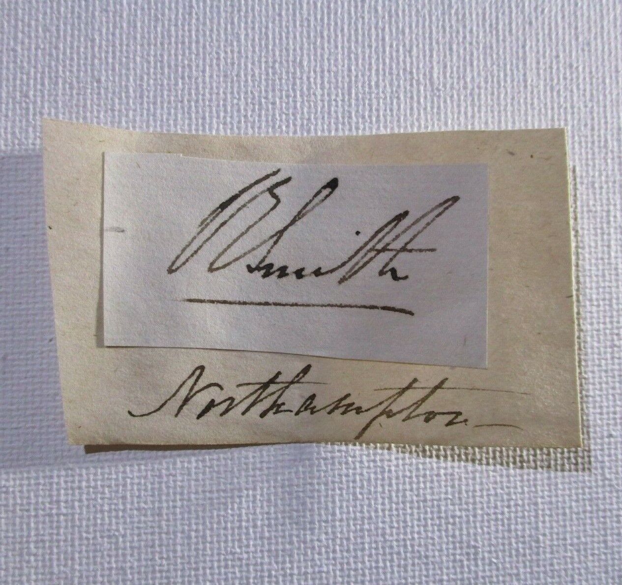 Robert Vernon, 1st Baron Lyveden Autograph Signed 1800-1873, Secretary at War Au