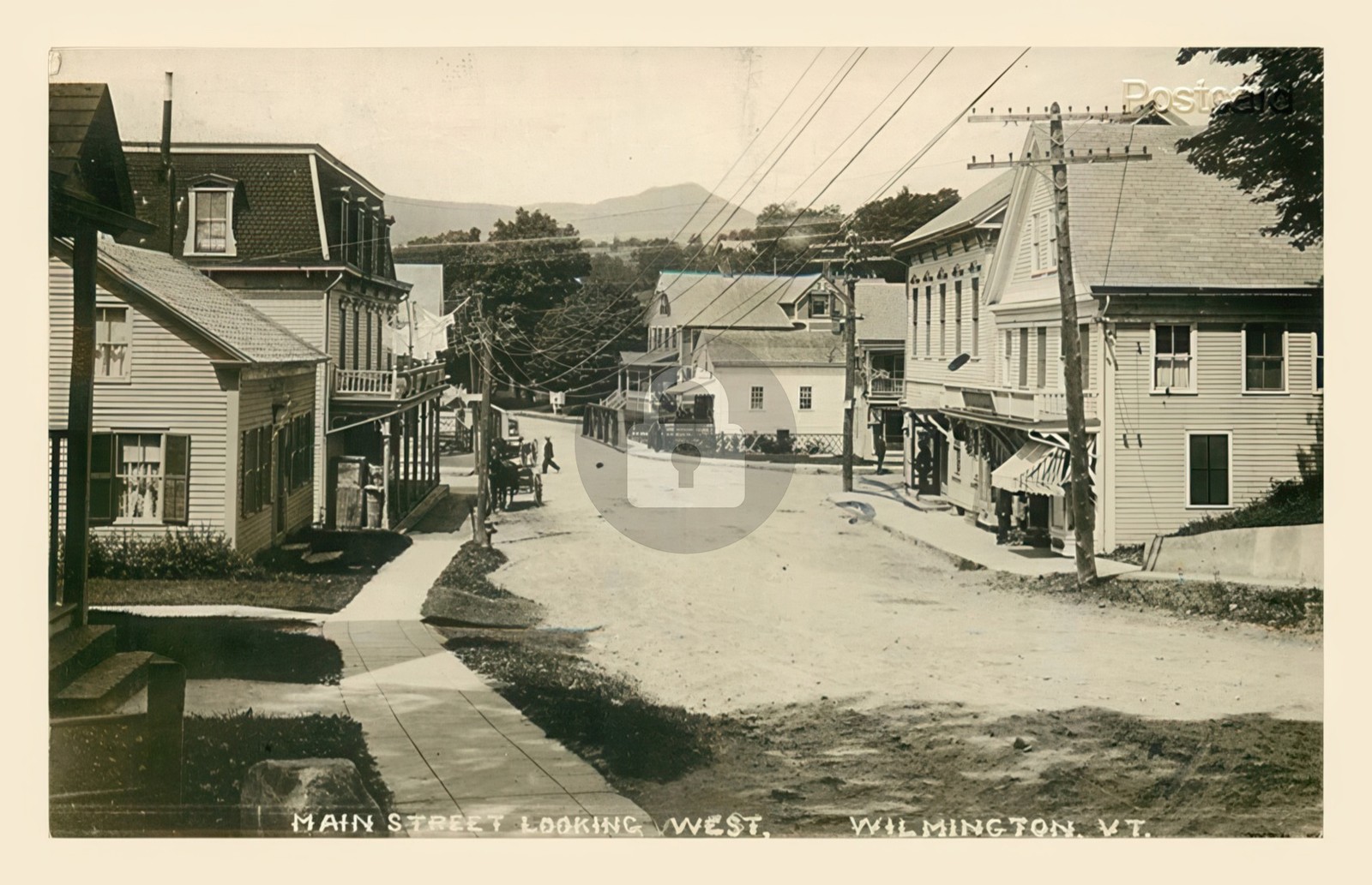 Wilmington VT Vermont Main Street View RPPC Photo Postcard COPY Wilmington VT Vermont Main Street View RPPC Photo Postcard COPY