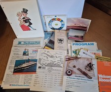 Holland America Statendam ship cruise line menus Photos lot vintage 1979 picture