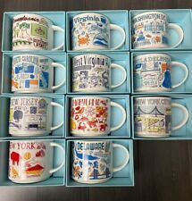 STARBUCKS  BEEN THERE SERIES Mugs 14 oz. - West Virginia North Carolina Maine picture