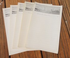 LOT vintage 5pc UNUSED WOODSIDE FARM goshen pa PHOTO LETTERHEAD stationery picture