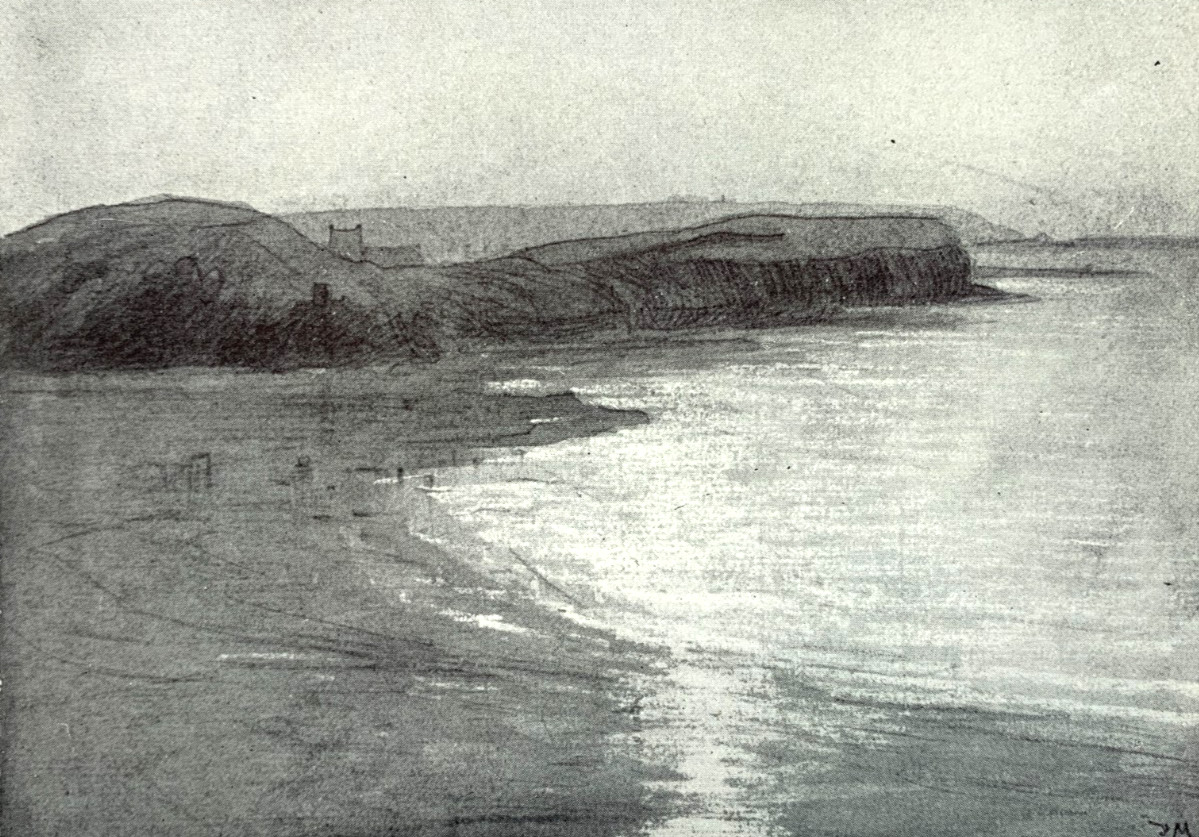 Old Clevedon in Somerset - Antique Print 1927 Old Clevedon in Somerset - Antique Print 1927