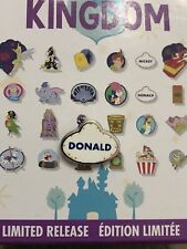 2022 Walt Disney World Tiny Kingdom Series 1 Third Edition Pin DONALD NAME TAG picture