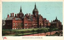 Vintage Postcard 1909 View of Johns Hopkins Hospital Baltimore Maryland MD picture