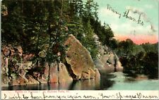 Vtg Postcard 1907 Bellows Falls Vermont VT Scenes on Saxtons River Undiv. picture